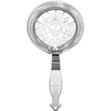 Cocktail Strainer with Stainless Steel Spring, Skull Martini Drink Strainer, Hawthorne Strainer, Ice Strainer, Cocktail