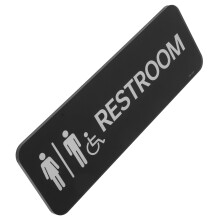 segnale bagno autoadesivo per servizi igienici indicatore toilette