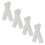 8St Plastic Veterspitstips Witte Noctilucente DIY Accessoires 1