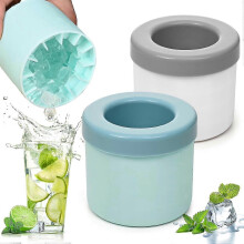 2 Pack Ice Cube Trays with Lid, Silicone Ice Cube Molds, Small Ice Cube Trays for Freezer, Mini Ice Cube Trays, Reusable Ice Cubes