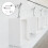 2Sets Stainless Steel Urinal Bracket Wall Mounted Support Hooks Silver 9