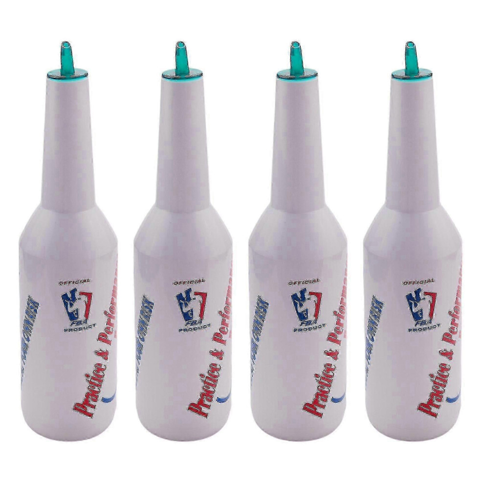 Flair Bartender Shaker Set Of 4 For Bar Training, Pub, Wine Bottle, Cocktail - White