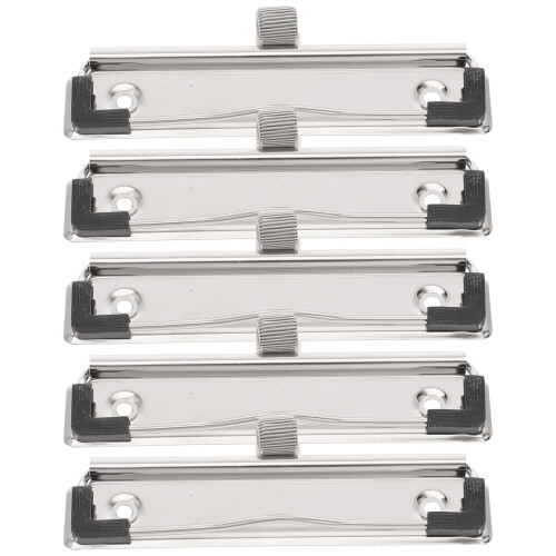 5 grampos de metal para prancheta e quadro de planejamento
