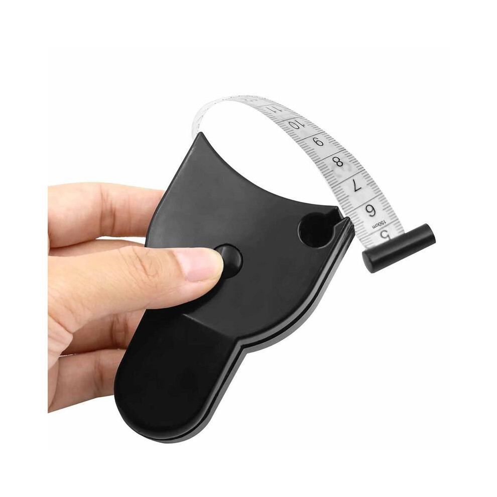 (White, 1Pc) Automatic Retractable Tape Measure, Flexible & Durable 60 Inch Body Measuring Tape, Self Locking Tape Measure, Precise Waist Measuring To 5011832463357