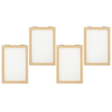 4 unidades marco para hacer papel artesanal de madera, kit diy