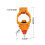 20Pcs Chicken Waterer Automatic Orange Premium Material Poultry Feeder 3