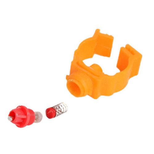 20Pcs Chicken Waterer Automatic Orange Premium Material Poultry Feeder 1