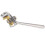 chave de drenagem para trombone com almofada de cortiça prata 8