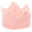 boné de inverno em malha para bebê e criança com faixa e coroa rosa 8