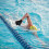 par de palhetas natação ajustáveis, luvas piscina e mergulho 11