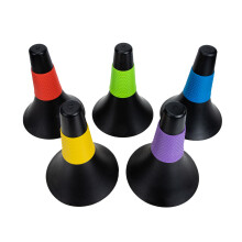 5 cones para treino de futebol ao ar livre, sinalizadores esportivos