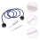 1Conjunto Kit De Limpeza Para Trompete Com 3 Escovas Flexíveis Azul 7
