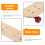 deck de skateboard branco para pintura manual, dupla face, 43 cm 9