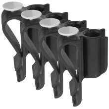 suporte para bolsa de golfe com grampos e organizador de bastão, 4 peças
