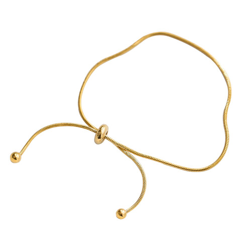 cadeia de tornozelo em ouro com ossos de cobra, moda durável elegante 2