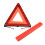 señal advertencia triangular reflectante para coche y carretera 3