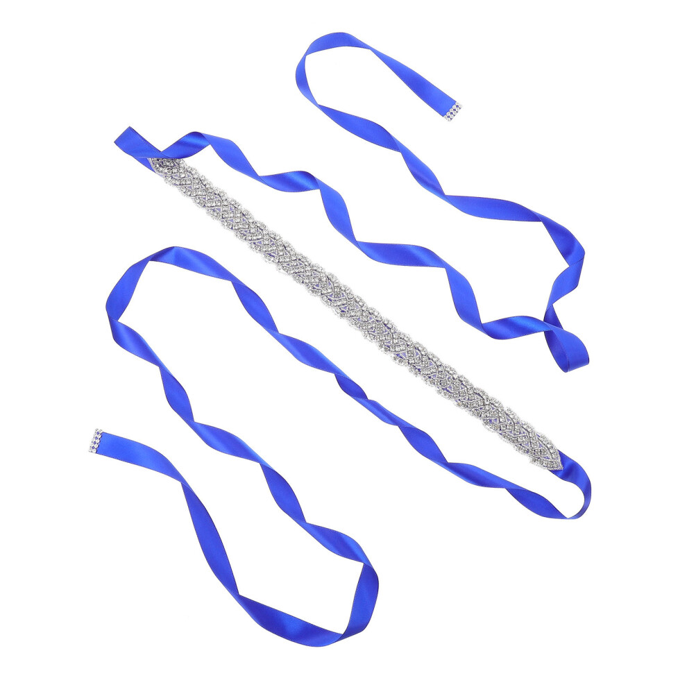 Cintura Con Strass Per Abito Da Sera E Matrimonio, Fascia Vita Sposa