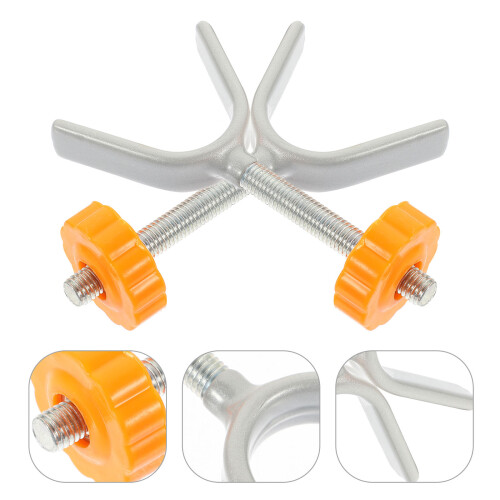 2 unidades de conector para barras de grade de escada em ferro 1