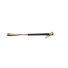 acessórios para sapatos em metal, calcanheira de latão, preto (58 cm)