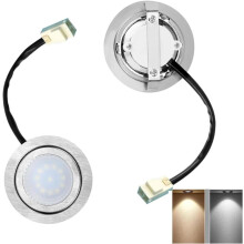2 stuks afzuigkaplampen, roestvrijstalen afzuigkap LED-vervanglamp, inbouw afzuigkaplamp