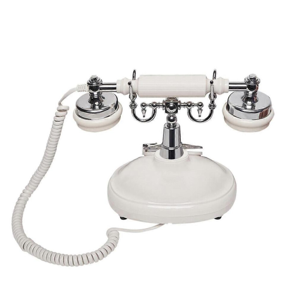 Audio Guestbook Wedding Phone Phone Record Custom Audio Message Guestbook Classic Retro Style for Party Birthday,White-image-OPC-PKJHRZZ-NEW