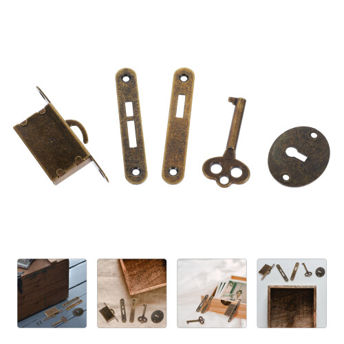 2 sets kastsloten, decoratieve sieradendoos met sleutels 2