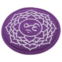 tapete para tigela de canto com bordado budista tibetano, decoração sala