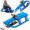 KADAX Kunststoffschlitten mit Lenker, Skischlitten, Downhill-Slider 1