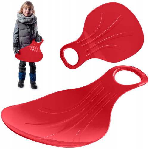KADAX Kinderschlitten, Bergabrutsche, Apfelbaum, stabiler Kunststoff