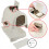 CURVER Set aus Katzentoilette + Katzentragecreme 6