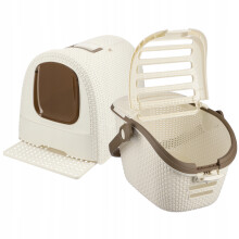 CURVER Set aus Katzentoilette + Katzentragecreme