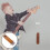 suporte para violão clássico e acústico, fixo para ukulele 4