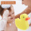 4 pezzi spugna anatroccolo bambini, morbide per doccia e bagno 8