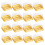 set da 100 scatole plastiche quadrate 50 g per bignè e moon cake 11
