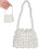 borsa perlata donna con perle portamonete telefono sposa 1