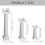 12 Pezzi Supporti Per Torte Colonne Romane Kit Impilare Pilastri 7