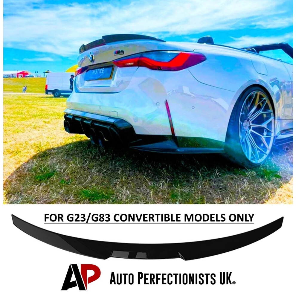 For Bmw 4 Series Convertible G23 G83 Spoiler Black 5061072669644