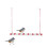 Vogelfutterstation zum Aufhängen, langes Rohr, 11
