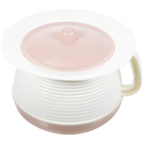 vaso da notte portatile con coperchio per bambini, anziani e disabili