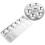 2Stk Aluminium Malpalette Wiederverwendbar Silber Leicht Und Robust 6
