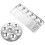 2Stk Aluminium Malpalette Wiederverwendbar Silber Leicht Und Robust 7