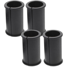 4 suportes amortecedores com luva e anel de borracha para microfone
