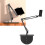 Bett-Telefonhalter, schwarz, 3 Abschnitte, 12