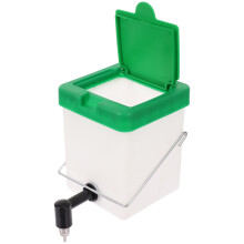 fontana acqua e dispenser cibo per conigli, abbeveratore per criceti
