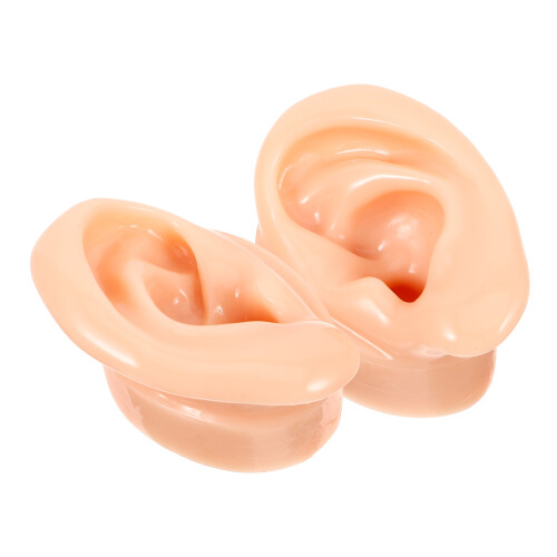 2Pz Modelli Orecchio Silicone Colorati Per Esposizione E Pratica