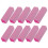 10 pezzi buffer unghie 4 facce per manicure pedicure (rosa) 2