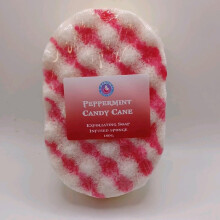 (Mango) Exfoliating Soap filled  sponge - Highly scented- sls free box