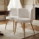 Living And Home Set of 2 Upholstered Dining Chairs 1
