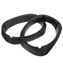 2 Stuks Duurzame Audio Ringen Voor Luidsprekers (Zwart)