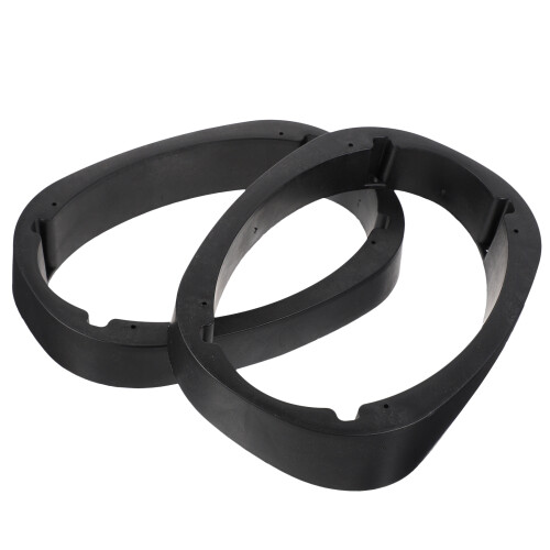 2 Stuks Duurzame Audio Ringen Voor Luidsprekers (Zwart)